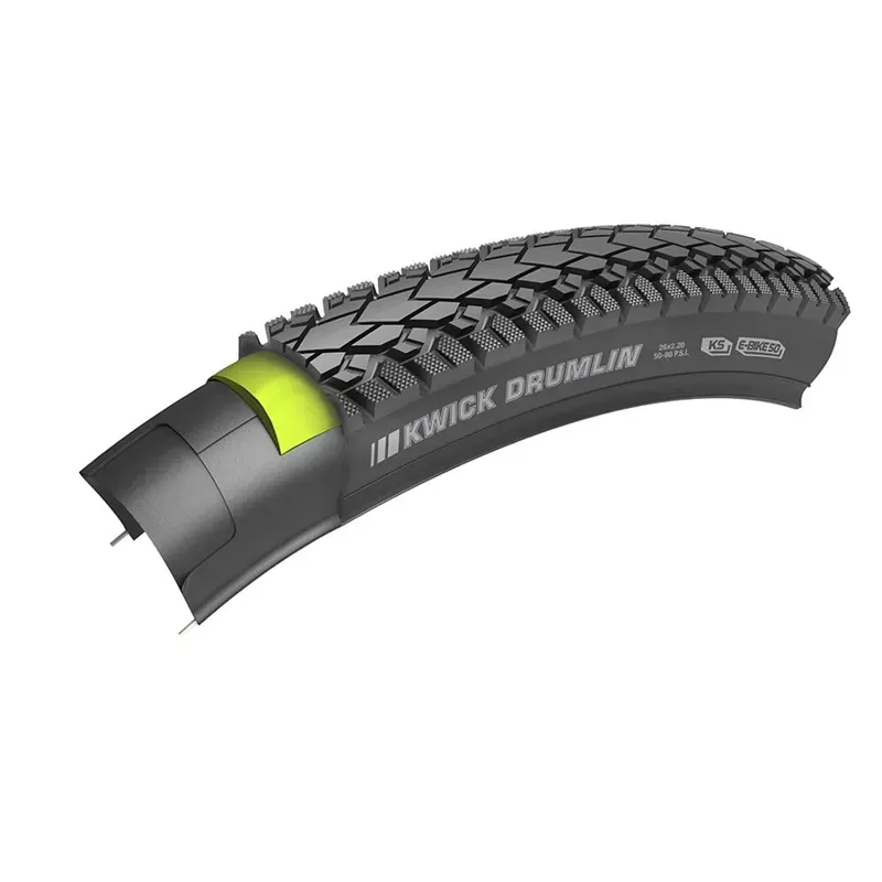 Kenda Kwick Drumlin 700x35c 60-tpi Wire Clincher Tire in Black