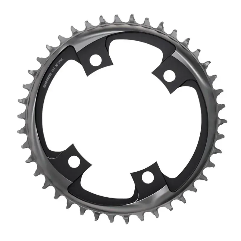 SRAM X-Sync 2 107mm 40-tooth 12-speed 4-bolt Road Chainring in Gray