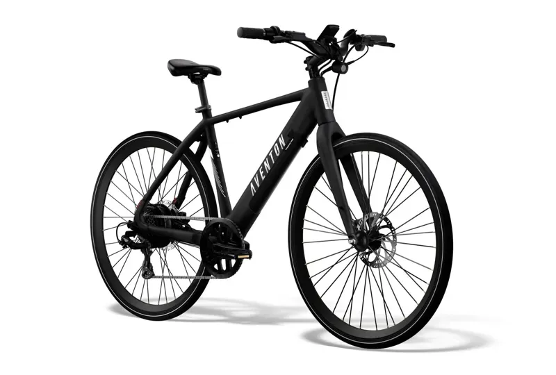 Aventon Soltera 2.5 SR E-bike in Matte Midnight Black-1