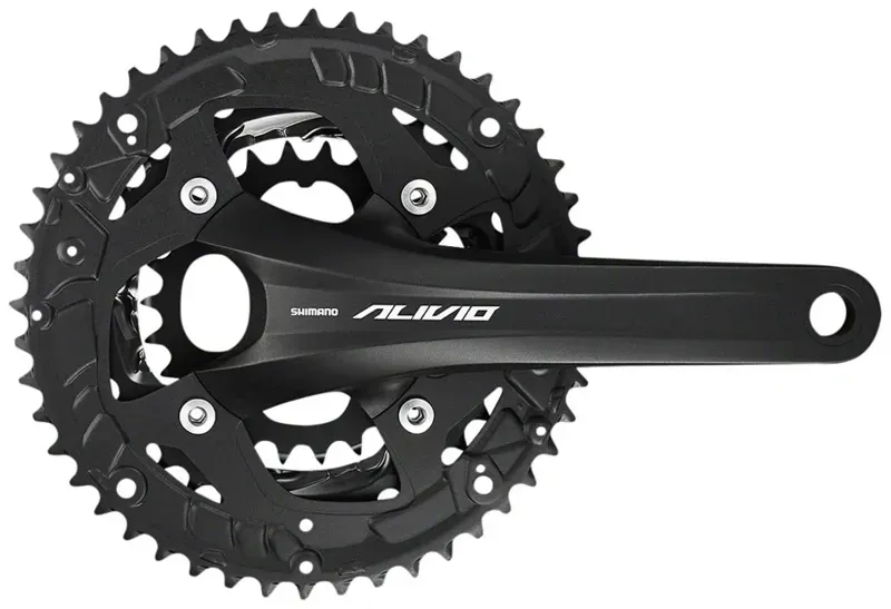 Shimano Alivio FC-T4060 9-sp 44/32/22t 104/64-bcd 175mm C-set in Black-2