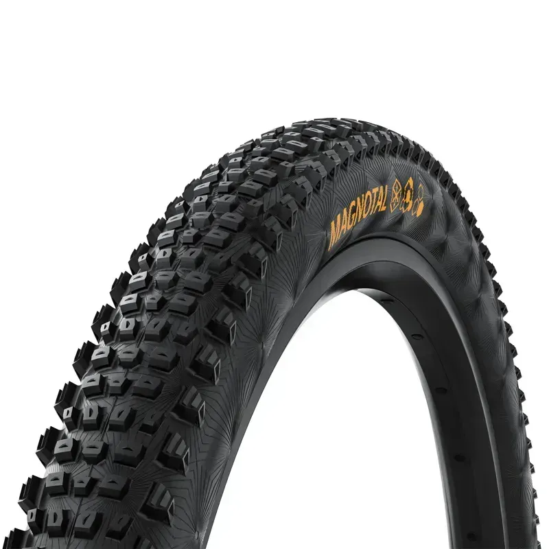 Continental Magnotal Tire - 29 X 2.60 Tubeless Folding Black Soft Trail Casing E25 Black 29 x 2.60