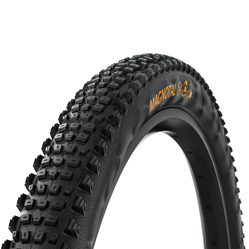Continental Magnotal Tire - 29 X 2.60 Tubeless Folding Black Soft Trail Casing E25 Black 29 x 2.60-1