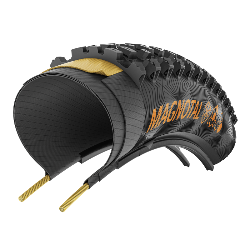 Continental Magnotal Tire - 29 X 2.60 Tubeless Folding Black Soft Trail Casing E25 Black 29 x 2.60-7