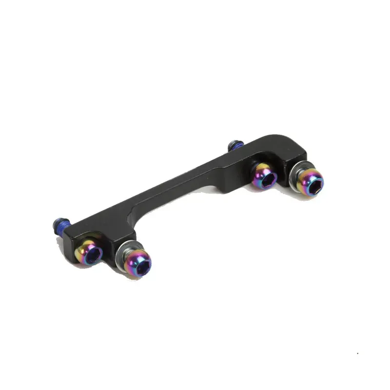 SRAM Fr./Rr. 200/180mm Std. Mnt. Post Br. w/ SS Rainbow Bolts in Black