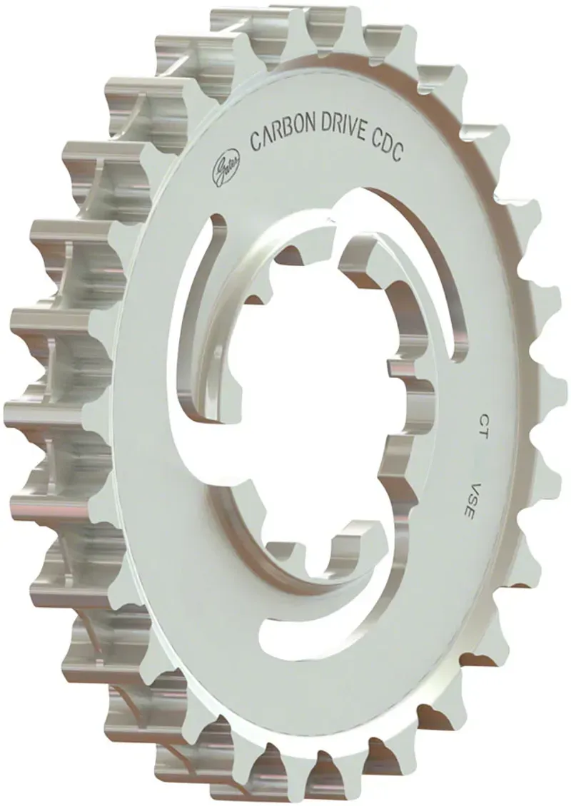 Gates Carbon Drive CDC CenterTrack 24-tooth Rear Sprocket in Silver