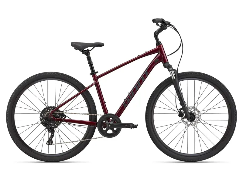Giant Cypress 2 Hybrid Bike in Garnet