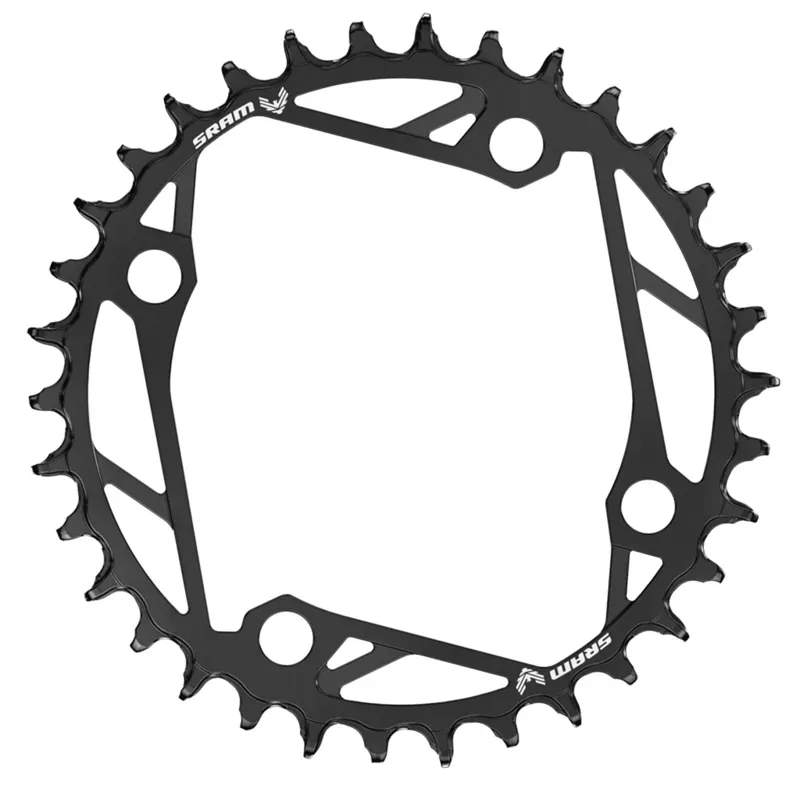 SRAM T-Type 12-speed 104-bcd 38-tooth E-MTB Steel Chainring in Black
