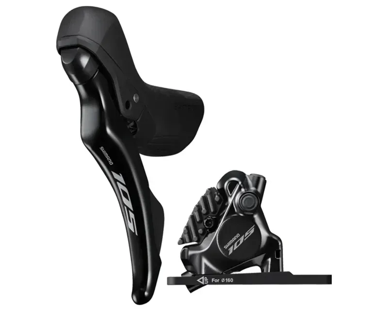 Shimano 105 ST-R7120 Hydraulic Disk Brake Set in Black-1