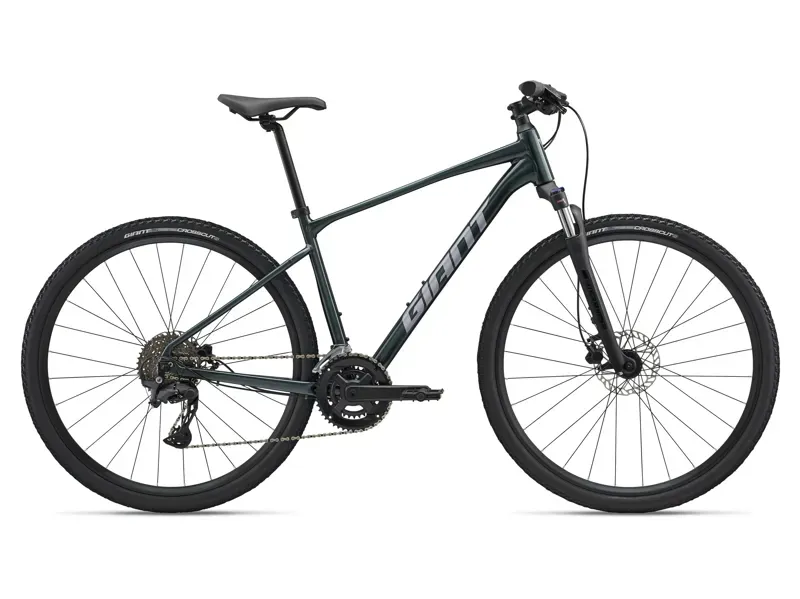 Giant Roam 2 Gravel Bike in Asphalt Green