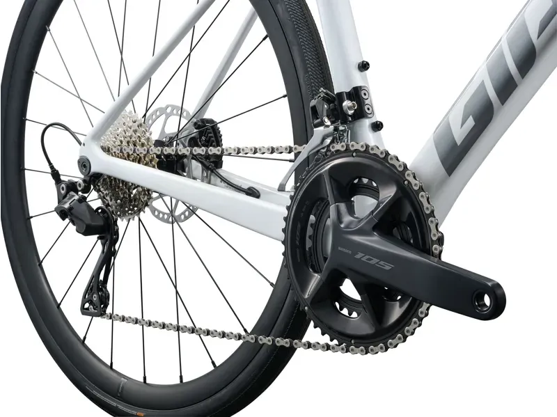 Giant Defy Advanced 2 Road Bike in White-2