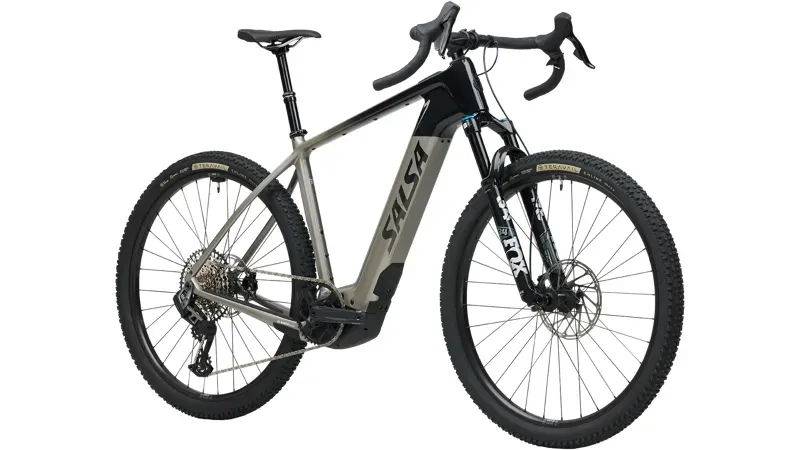 Salsa Tributary C Rival GX AXS Trans. SUS 29-inch Carb. Ebike in Black-1