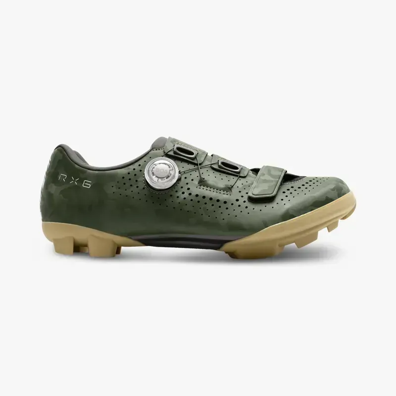 Shimano RX600 Gravel Shoes in Green
