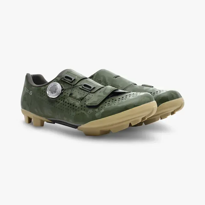 Shimano RX600 Gravel Shoes in Green-1