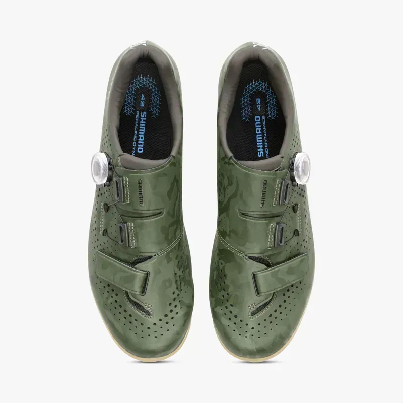 Shimano RX600 Gravel Shoes in Green-3