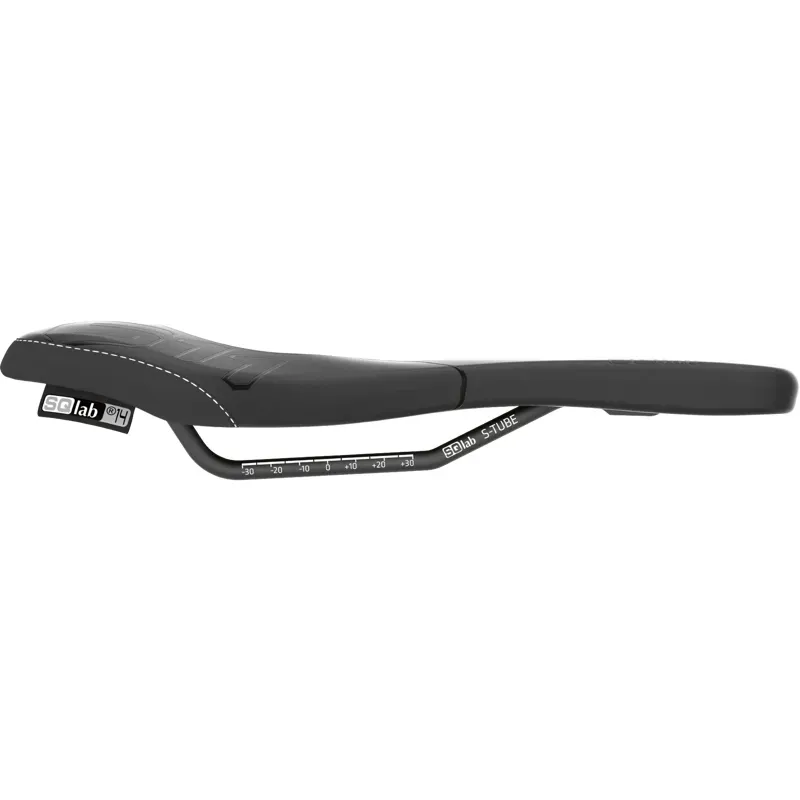 611 Ergowave S-Tube Rail 140 Saddle Blk Black-2