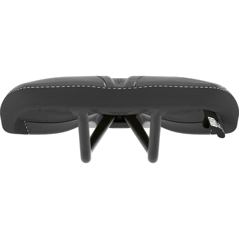611 Ergowave S-Tube Rail 140 Saddle Blk Black-3