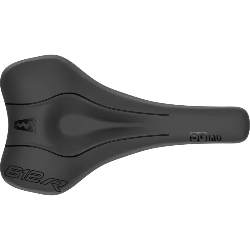 612 Ergowave S-Tube Rail 140 Saddle Blk Black-1